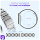 SBG RVS - Apple Watch Bandje - 1-11/SE - 38/40/41/42MM - Zilver afbeelding 5