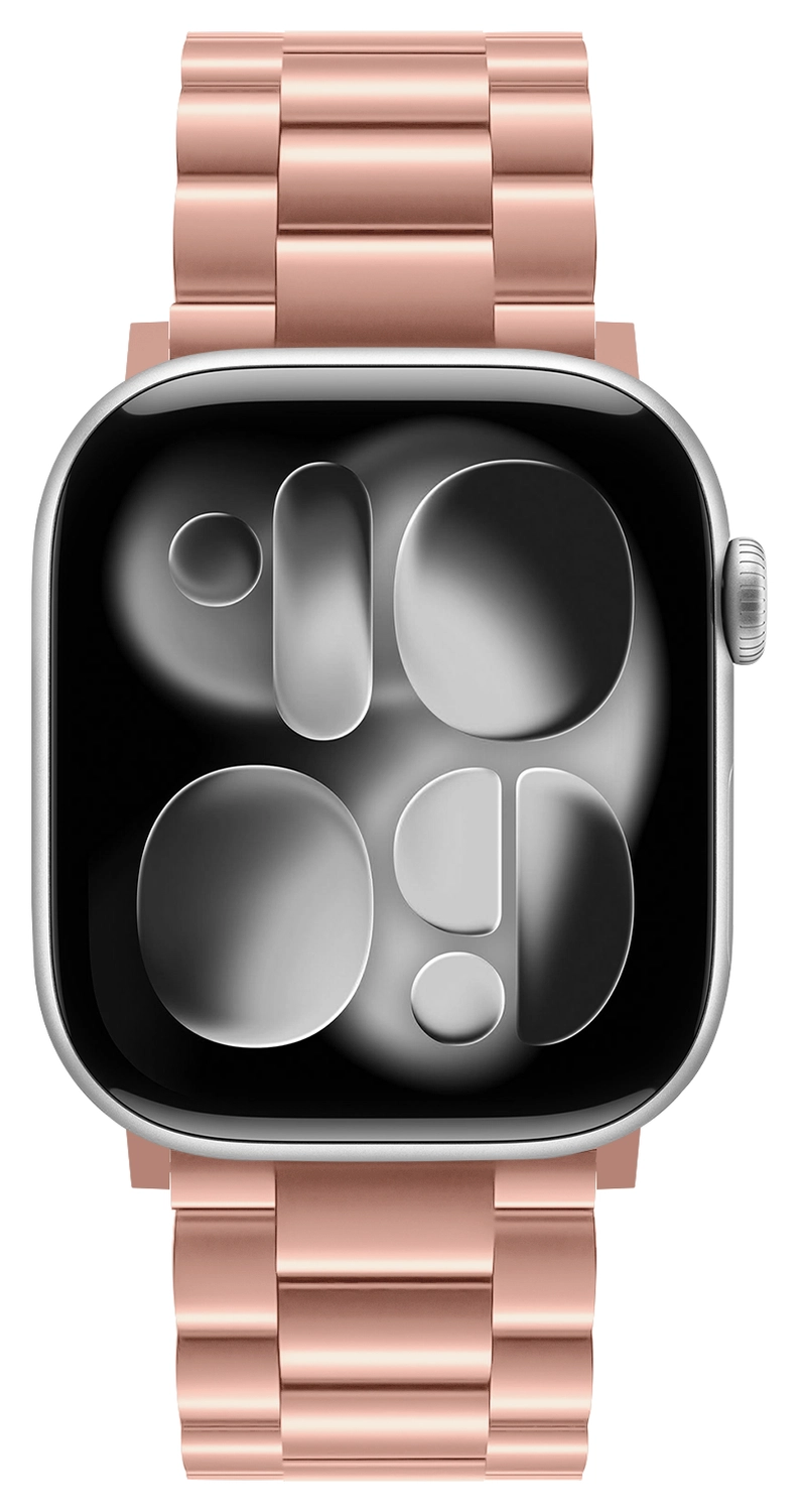 SBG RVS - Apple Watch Bandje - 1-11/SE - 38/40/41/42MM - Rose Goud afbeelding 10
