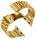 SBG RVS - Apple Watch Bandje - 1-11/SE - 38/40/41/42MM - Goud afbeelding 7