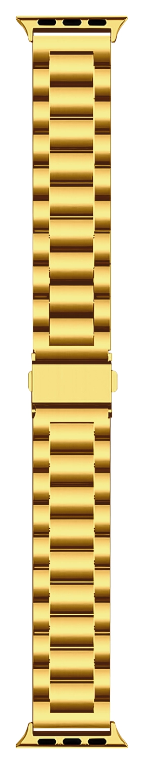SBG RVS - Apple Watch Bandje - 1-11/SE - 38/40/41/42MM - Goud afbeelding 8