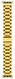 SBG RVS - Apple Watch Bandje - 1-11/SE - 38/40/41/42MM - Goud afbeelding 8