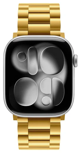 SBG RVS - Apple Watch Bandje - 1-11/SE - 38/40/41/42MM - Goud afbeelding 10