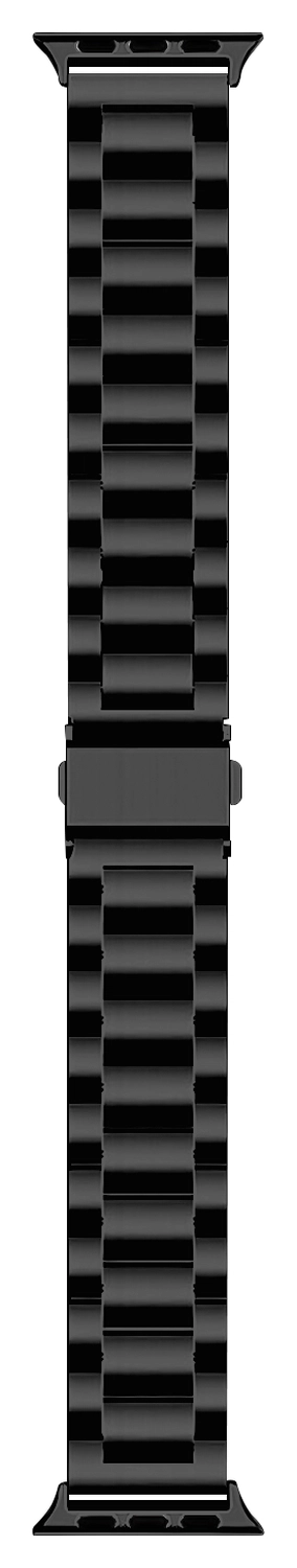 SBG RVS - Apple Watch Bandje - 1-11/SE - 38/40/41/42MM - Zwart afbeelding 8