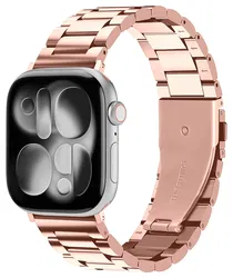 SBG RVS - Apple Watch Bandje - 1-11/SE/Ultra - 49/46/45/44/42MM - Rose Goud afbeelding