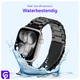 SBG RVS - Apple Watch Bandje - 1-11/SE/Ultra - 49/46/45/44/42MM - Zwart afbeelding 3