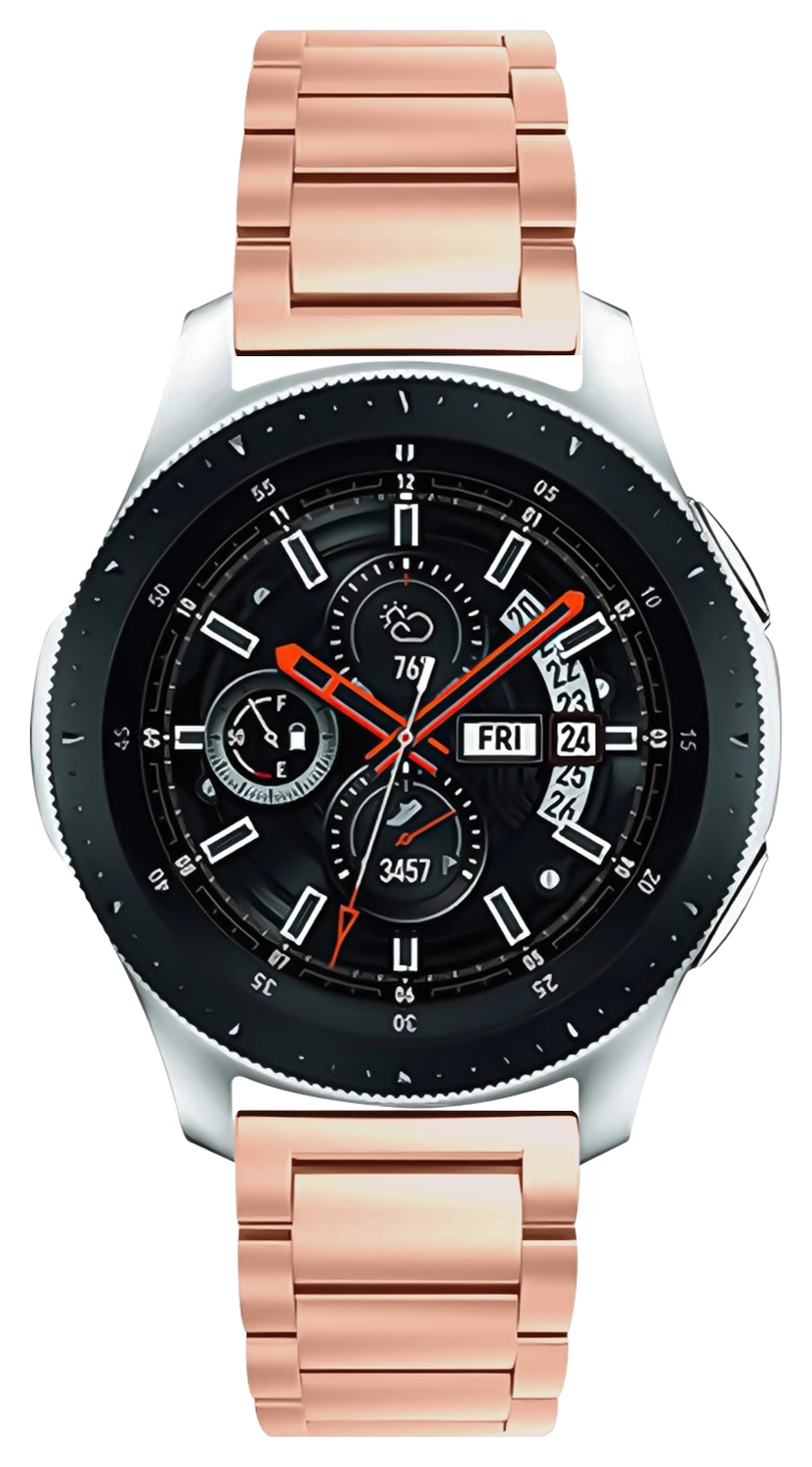 SBG RVS - Universeel Smartwatch / Horloge Bandje Schakels 20MM - Rose Goud afbeelding 7