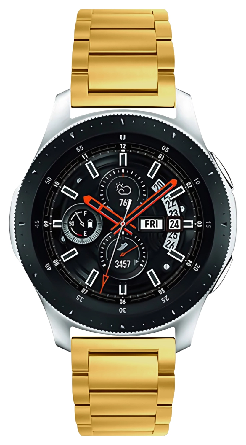 SBG RVS - Universeel Smartwatch / Horloge Bandje Schakels 20MM - Goud afbeelding 7