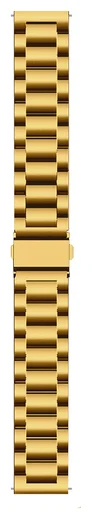 SBG RVS - Universeel Smartwatch / Horloge Bandje Schakels 20MM - Goud afbeelding 8