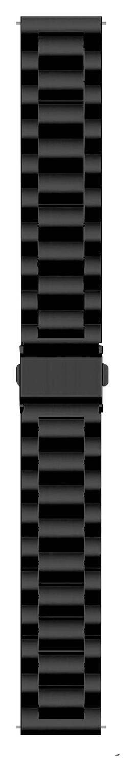 SBG RVS - Universeel Smartwatch / Horloge Bandje Schakels 20MM - Zwart afbeelding 8
