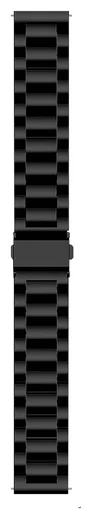 SBG RVS - Universeel Smartwatch / Horloge Bandje Schakels 20MM - Zwart afbeelding 8