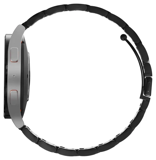 SBG RVS - Universeel Smartwatch / Horloge Bandje Schakels 20MM - Zwart afbeelding 10