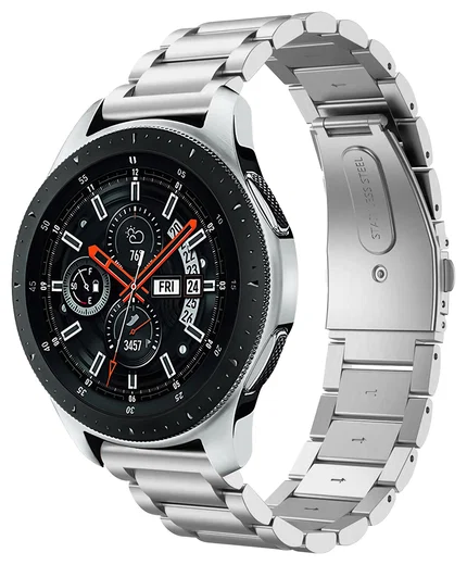 SBG RVS - Universeel Smartwatch / Horloge Bandje Schakels 22MM - Zilver afbeelding 1