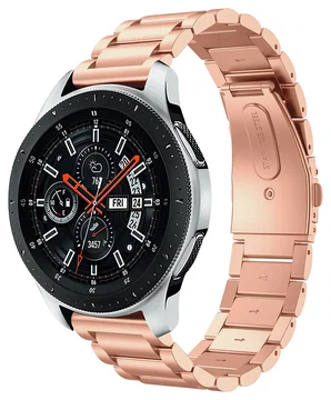 SBG RVS - Universeel Smartwatch / Horloge Bandje Schakels 22MM - Rose Goud