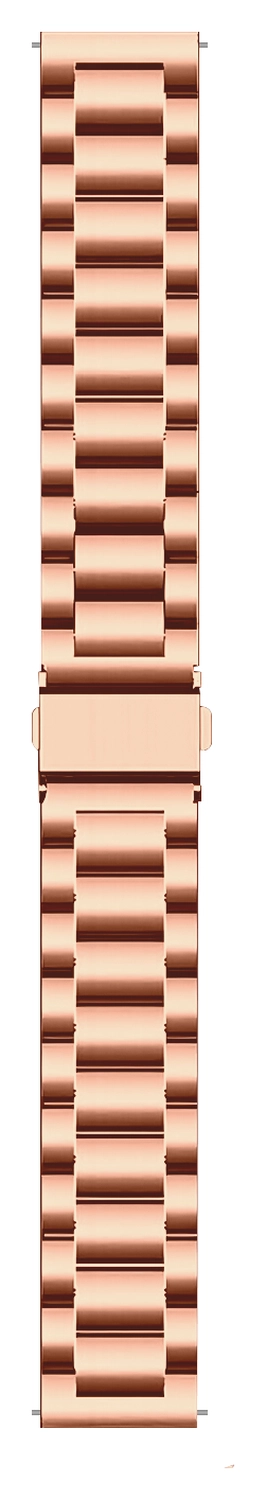 SBG RVS - Universeel Smartwatch / Horloge Bandje Schakels 22MM - Rose Goud afbeelding 8