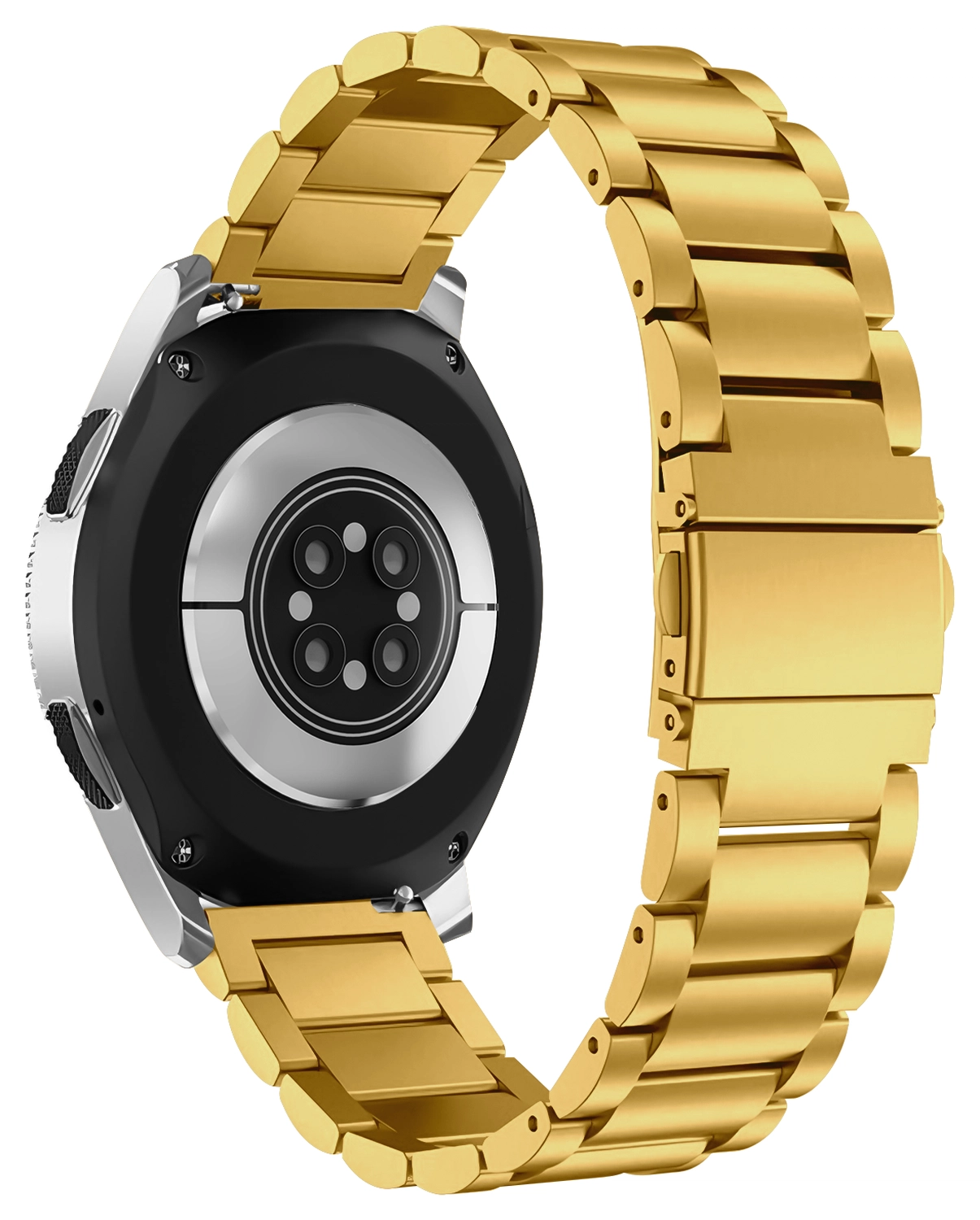 SBG RVS - Universeel Smartwatch / Horloge Bandje Schakels 22MM - Goud afbeelding 6