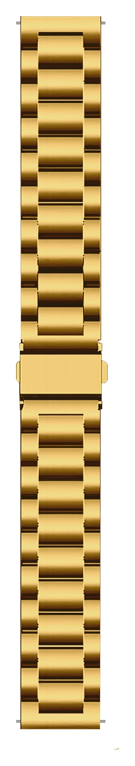 SBG RVS - Universeel Smartwatch / Horloge Bandje Schakels 22MM - Goud afbeelding 8