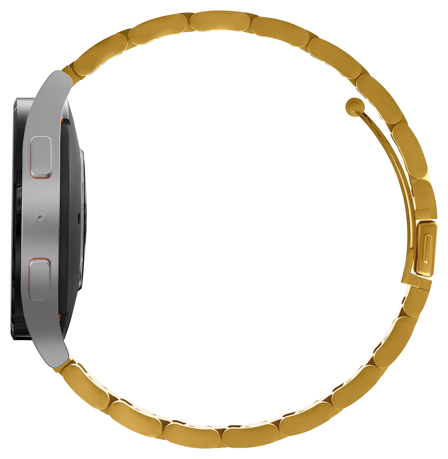 SBG RVS - Universeel Smartwatch / Horloge Bandje Schakels 22MM - Goud afbeelding 10