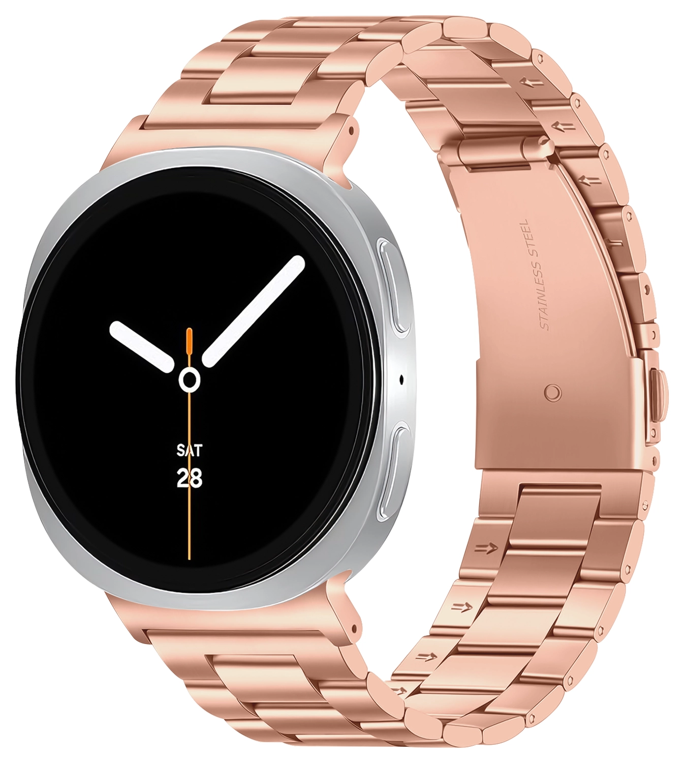 SBG RVS - Samsung Galaxy Watch 8 Bandje Schakels - Rose Goud afbeelding 1