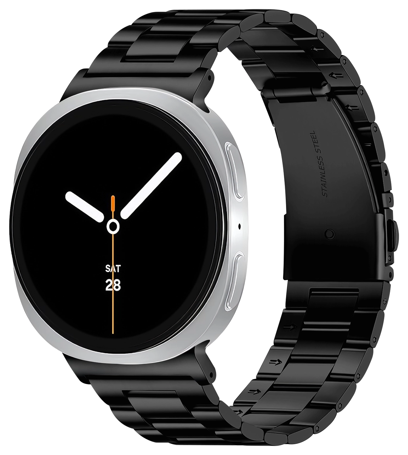 SBG RVS - Samsung Galaxy Watch 8 Bandje Schakels - Zwart afbeelding 1