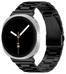 SBG RVS - Samsung Galaxy Watch 8 Bandje Schakels - Zwart afbeelding