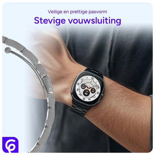 SBG RVS - Samsung Galaxy Watch Ultra / 2 Bandje Schakels - Zilver afbeelding 2