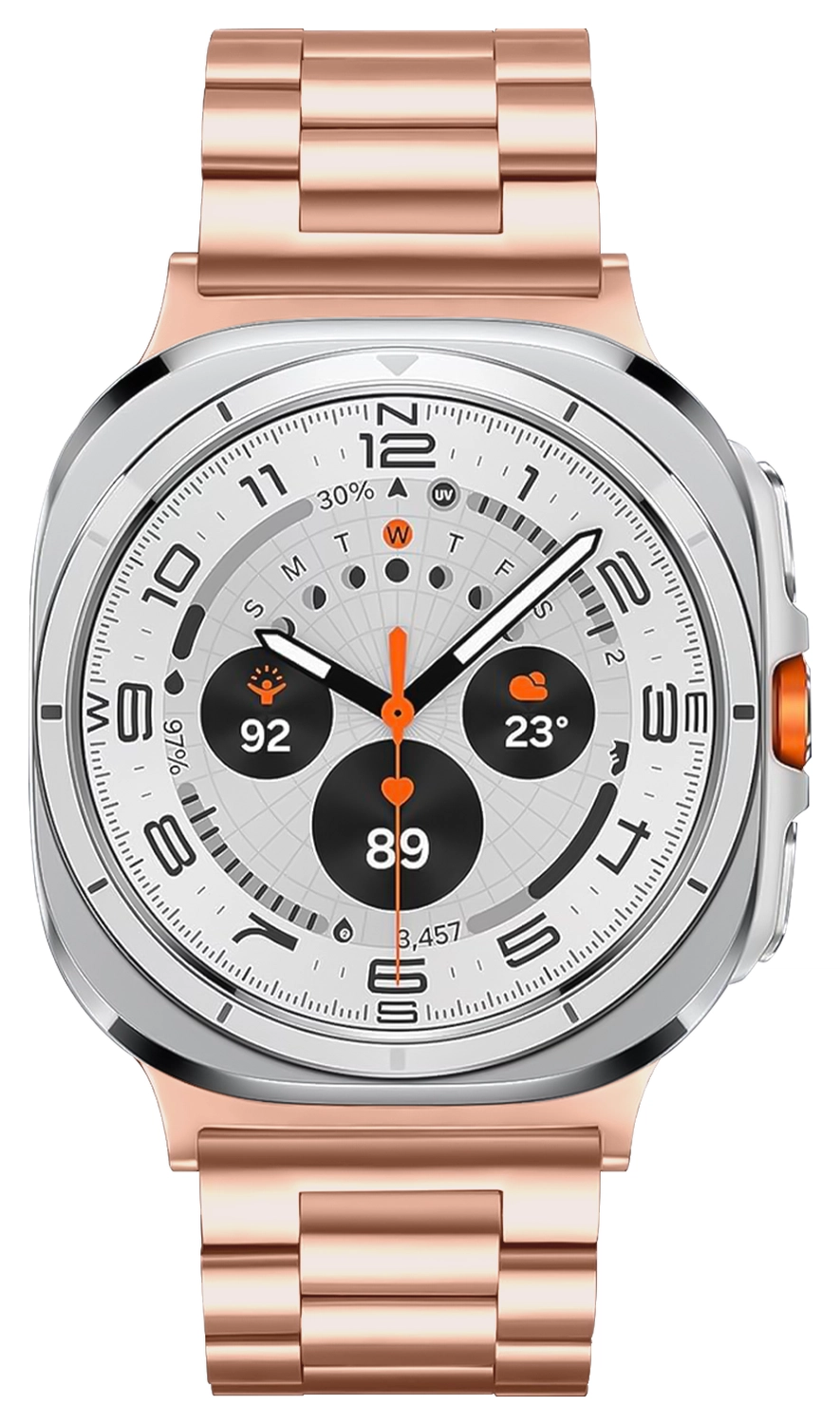SBG RVS - Samsung Galaxy Watch Ultra Bandje Schakels - Rose Goud afbeelding 10