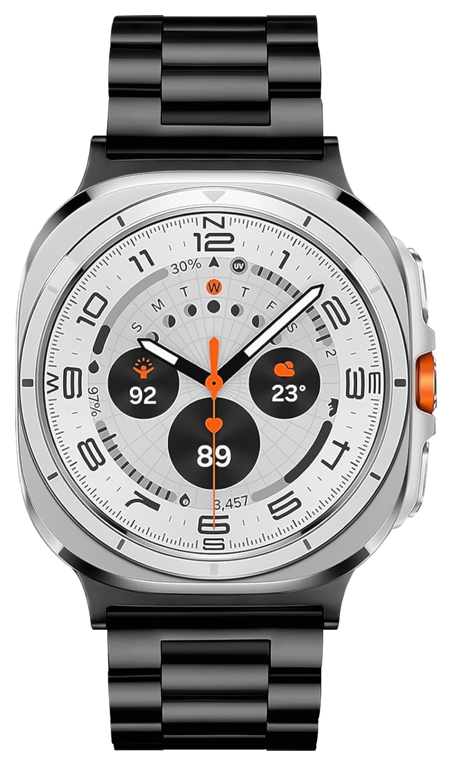 SBG RVS - Samsung Galaxy Watch Ultra Bandje Schakels - Zwart afbeelding 10