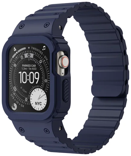 Buddi Forge - Apple Watch 40/41MM - Bandje & Hoesje Blauw afbeelding 1