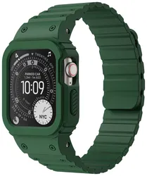 Buddi Forge - Apple Watch 40/41MM - Bandje & Hoesje Groen afbeelding