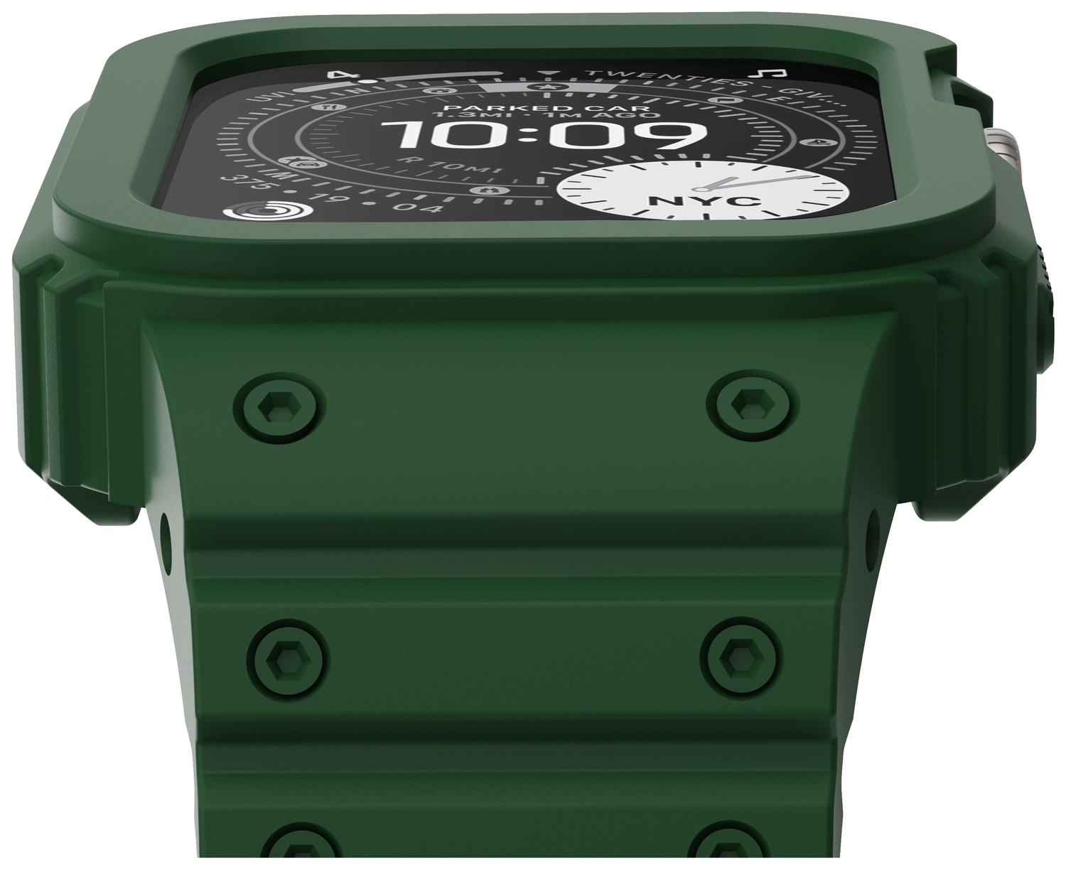 Buddi Forge - Apple Watch 40/41MM - Bandje & Hoesje Groen afbeelding 14