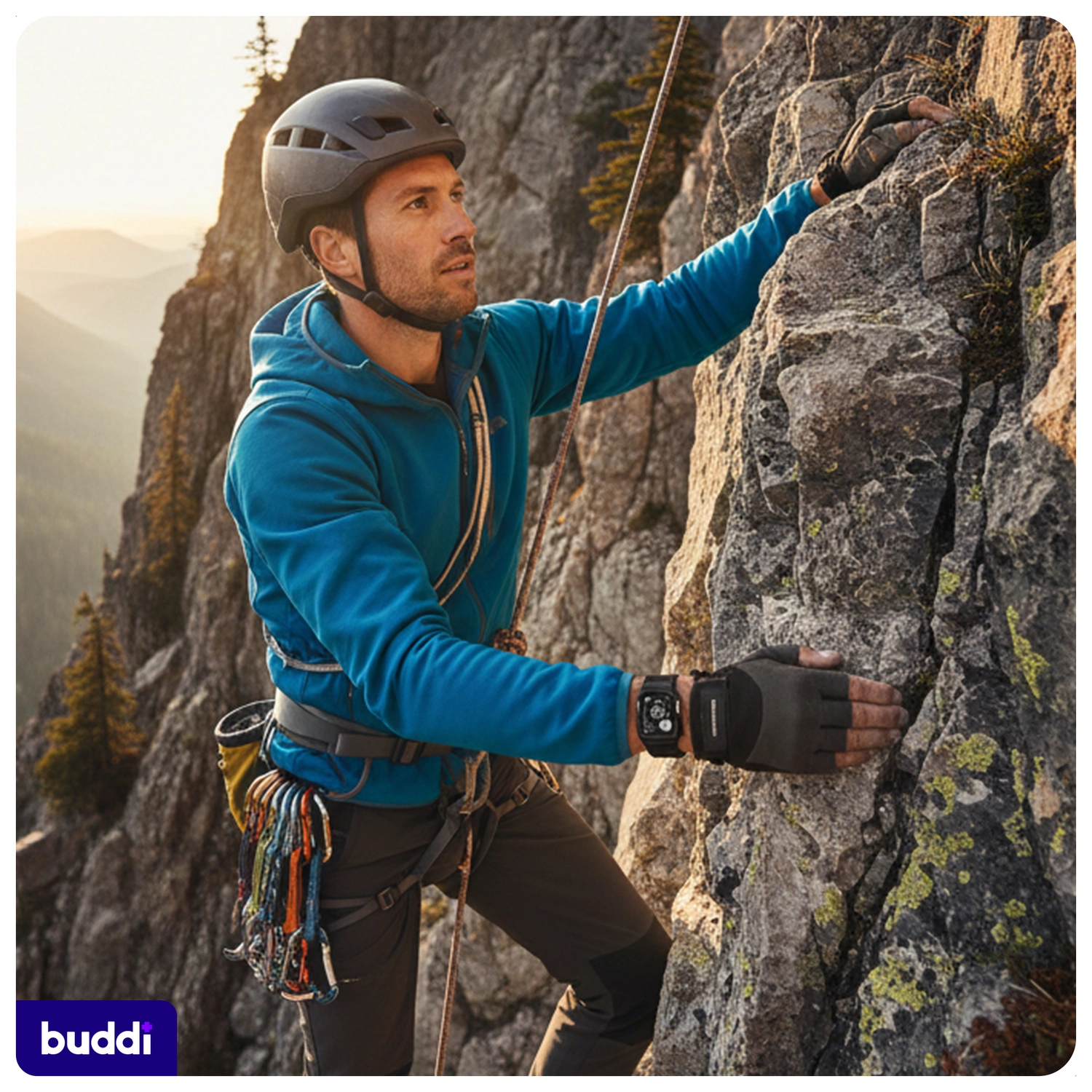Buddi Forge - Apple Watch 49MM - Bandje & Hoesje Zwart afbeelding 9
