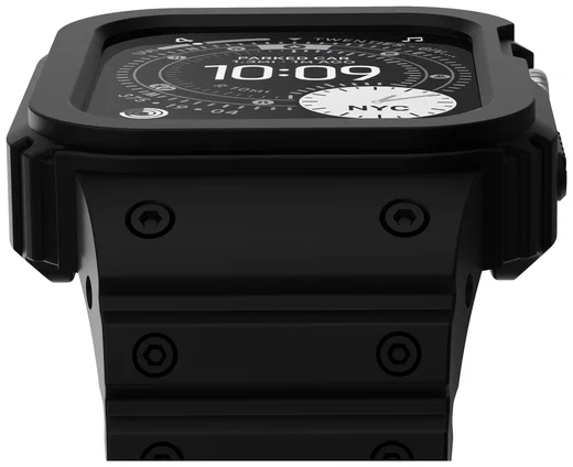 Buddi Forge - Apple Watch 49MM - Bandje & Hoesje Zwart afbeelding 14