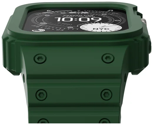 Buddi Forge - Apple Watch 49MM - Bandje & Hoesje Groen afbeelding 14