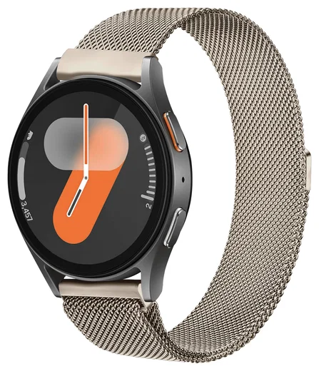 SBG Universeel Smartwatch / Horloge Bandje - Milanees - 20MM - Sterrenlicht afbeelding 1