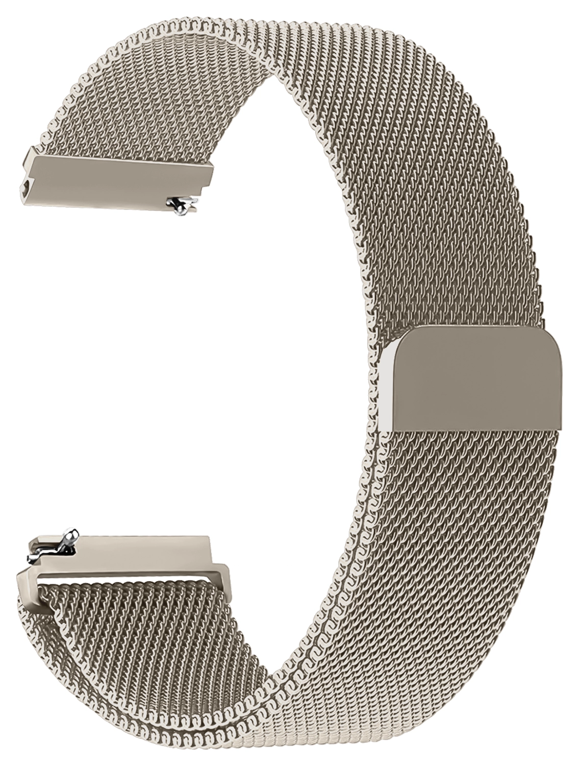 SBG Universeel Smartwatch / Horloge Bandje - Milanees - 20MM - Sterrenlicht afbeelding 7