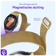SBG Universeel Smartwatch / Horloge Bandje - Milanees - 22MM - Goud afbeelding 2