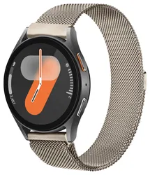 SBG Universeel Smartwatch / Horloge Bandje - Milanees - 22MM - Sterrenlicht afbeelding
