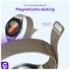 SBG Universeel Smartwatch / Horloge Bandje - Milanees - 22MM - Sterrenlicht afbeelding 2