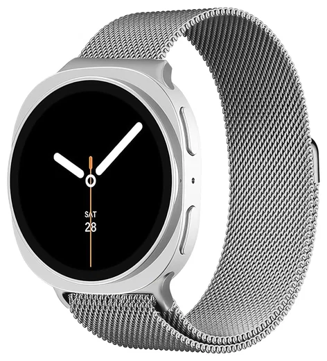 SBG Milanees - Samsung Galaxy Watch 9 / 8 Bandje - Zilver afbeelding 1