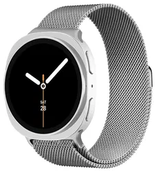 SBG Milanees - Samsung Galaxy Watch 8 Bandje - Zilver afbeelding