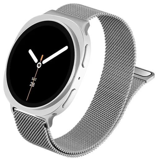 SBG Milanees - Samsung Galaxy Watch 9 / 8 Bandje - Zilver afbeelding 10