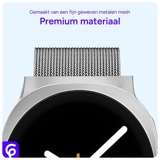 SBG Milanees - Samsung Galaxy Watch 9 / 8 Bandje - Zilver afbeelding 5