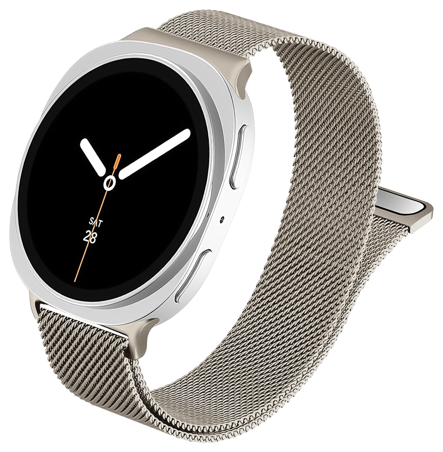 SBG Milanees - Samsung Galaxy Watch 9 / 8 Bandje - Sterrenlicht afbeelding 10