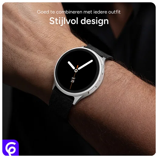 SBG Milanees - Samsung Galaxy Watch 9 / 8 Bandje - Sterrenlicht afbeelding 4