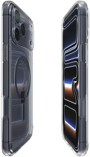 Spigen Ultra Hybrid MagFit Apple iPhone 17 Pro Hoesje MagSafe Transparant afbeelding 6