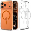 Spigen Ultra Hybrid MagFit iPhone 17 Pro Max Hoesje MagSafe Transparant Oranje