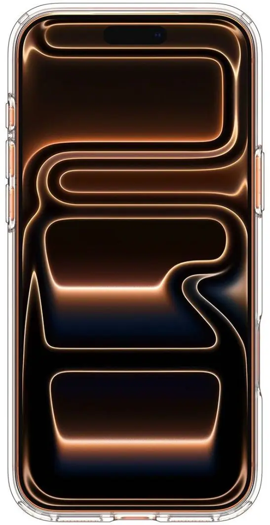 Spigen Ultra Hybrid MagFit iPhone 17 Pro Max Hoesje MagSafe Transparant Oranje afbeelding 3