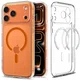 Spigen Ultra Hybrid MagFit Apple iPhone 17 Pro Hoesje MagSafe Transparant Oranje