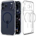Spigen Ultra Hybrid MagFit iPhone 17 Pro Max Hoesje MagSafe Transparant Blauw