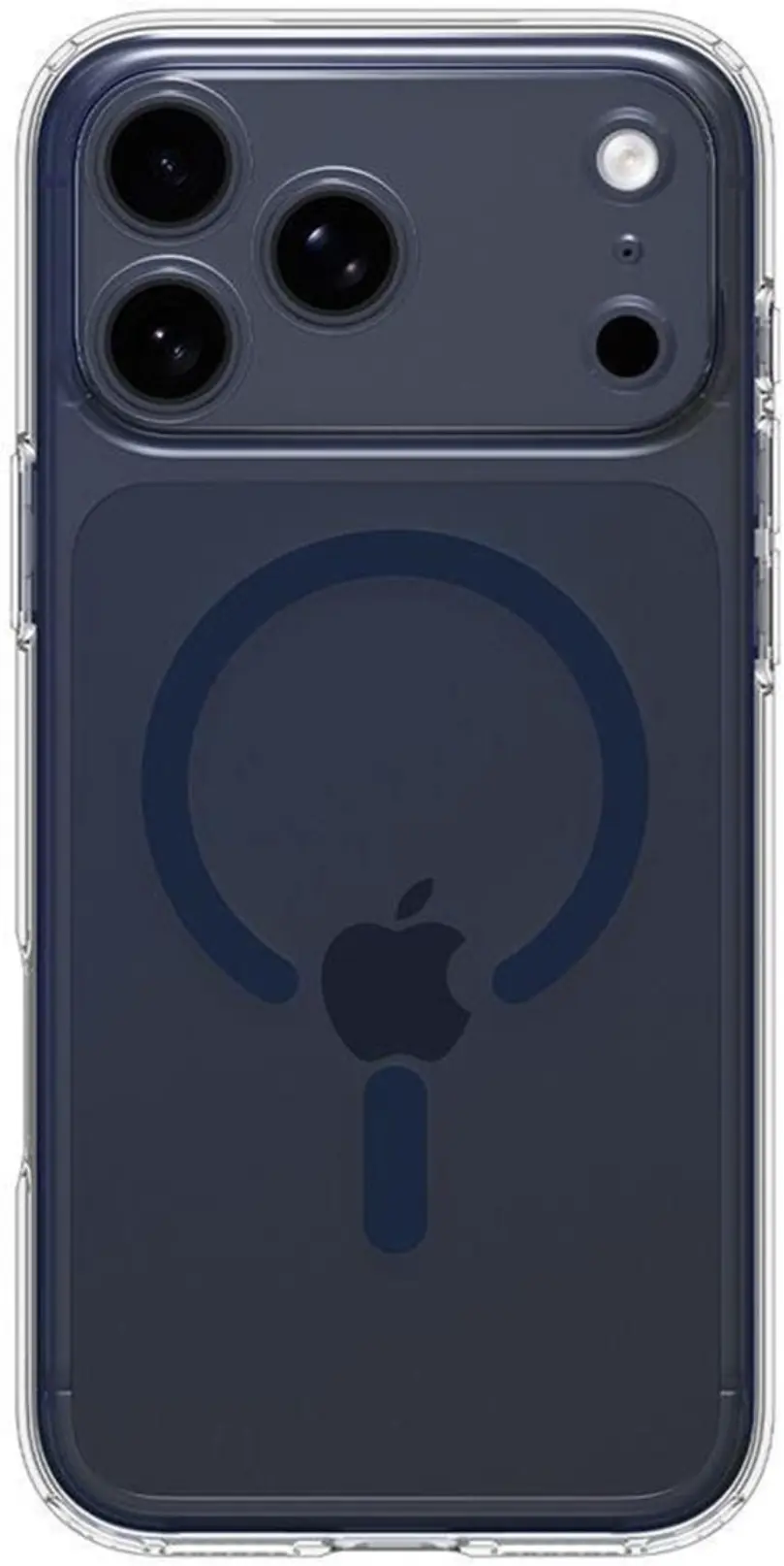 Spigen Ultra Hybrid MagFit iPhone 17 Pro Max Hoesje MagSafe Transparant Blauw afbeelding 2